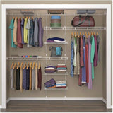 16" x 12' Wire Shelf - with Rod + White