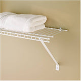 84 Pack White Wire Shelf End Caps - Assorted Sizes