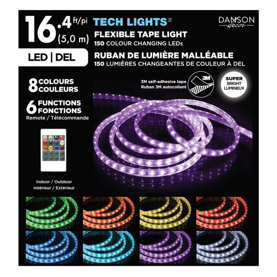 150 LED Tape Light Set - Colour Changing + Remote