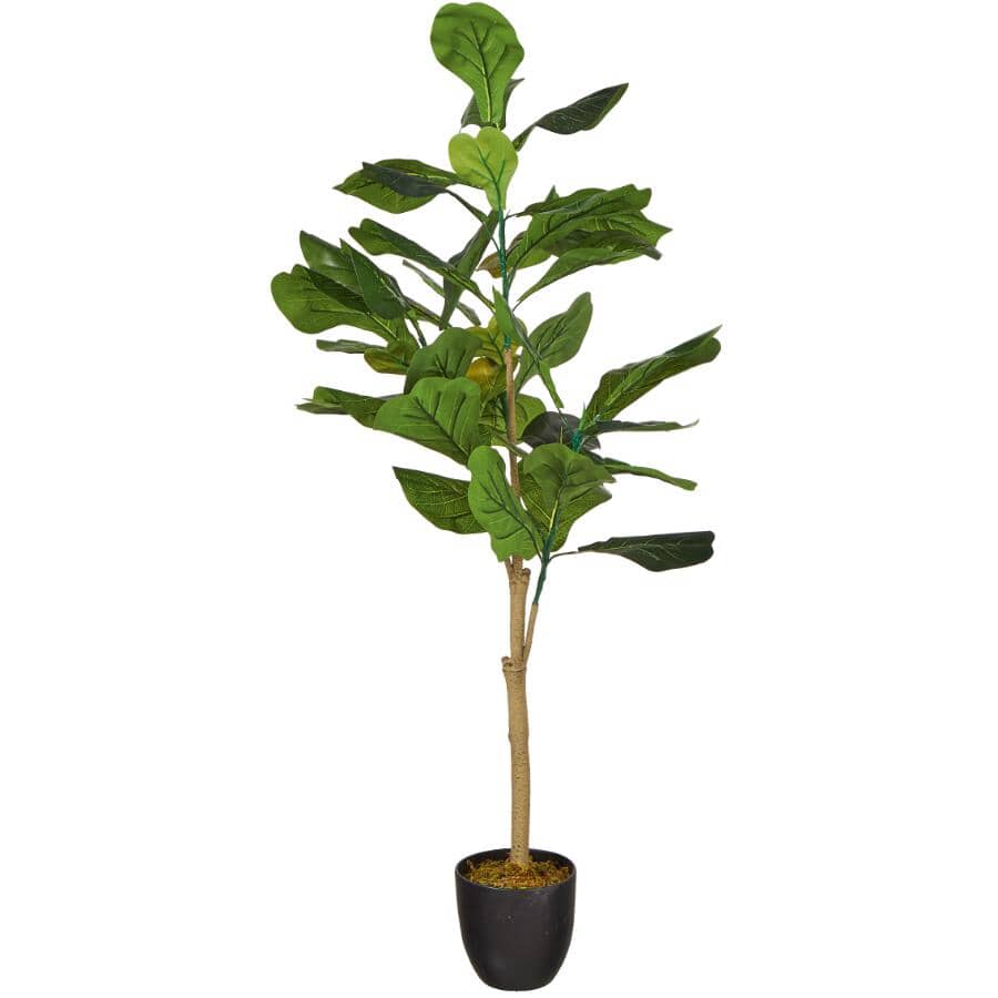 48" Potted Artificial Fiddle Leaf Tree