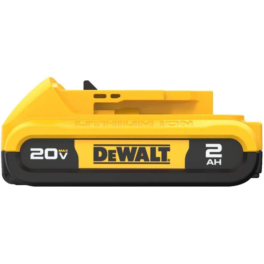 20V Max Lithium-ion Cordless Drill Driver & Impact Driver Combo Kit - with 2 Batteries, Charger, & Tool Bag