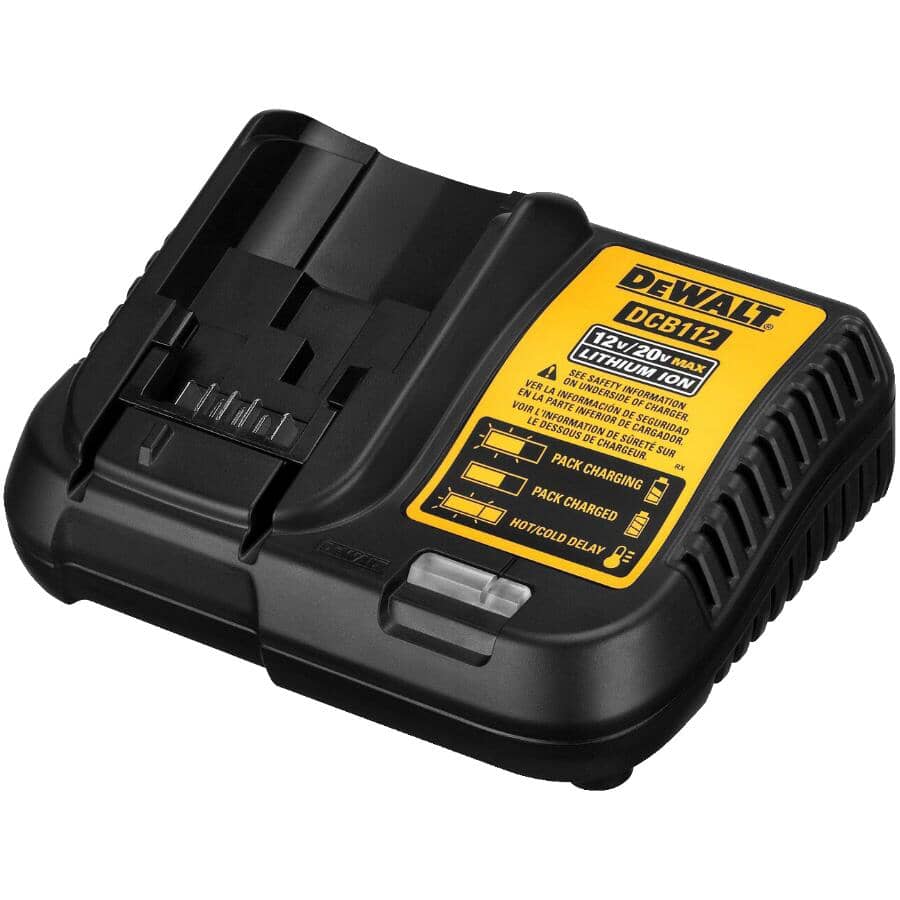 20V Max Lithium-ion Cordless Drill Driver & Impact Driver Combo Kit - with 2 Batteries, Charger, & Tool Bag