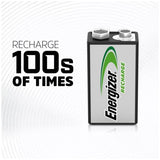 Recharge NiMH Rechargeable 9V Battery