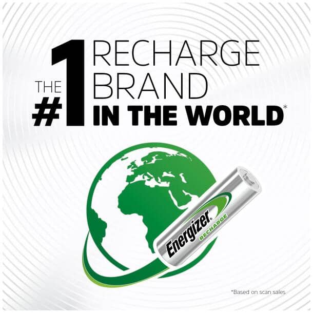 Recharge Universal NiMH Rechargeable AA Batteries - 2 Pack