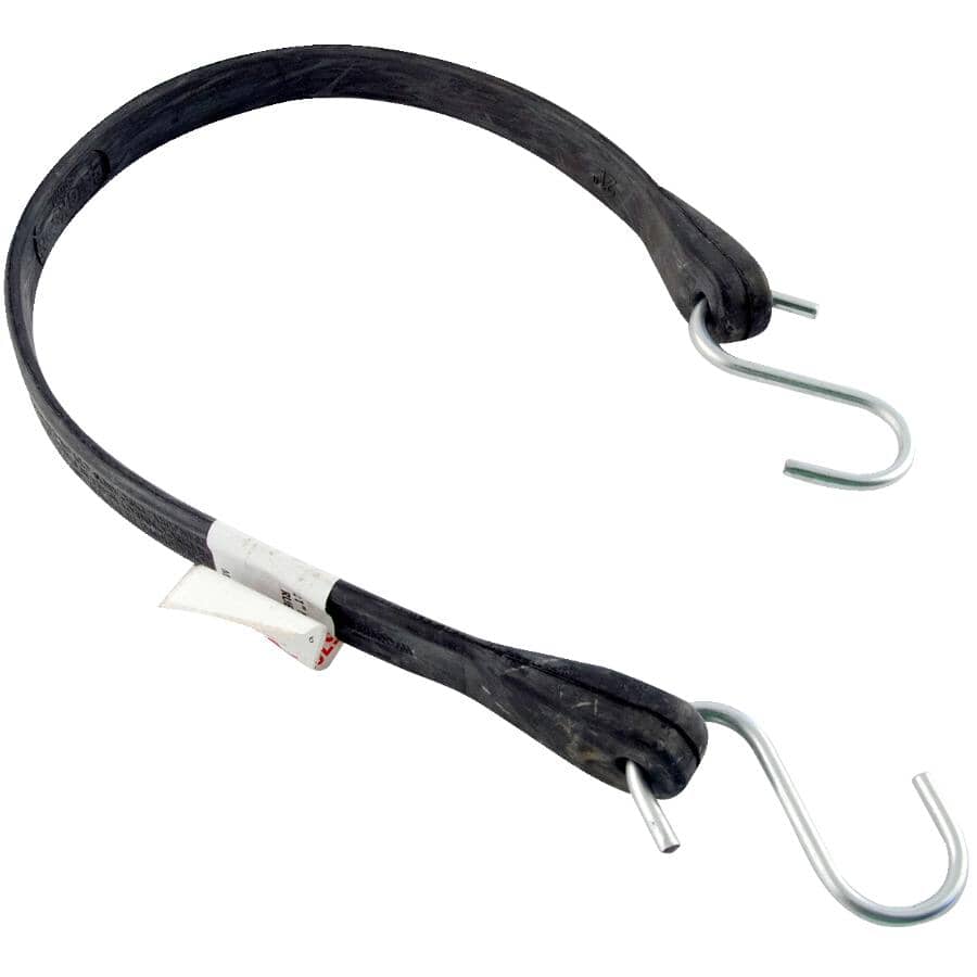 21" Industrial Rubber Tarp Strap with Hooks