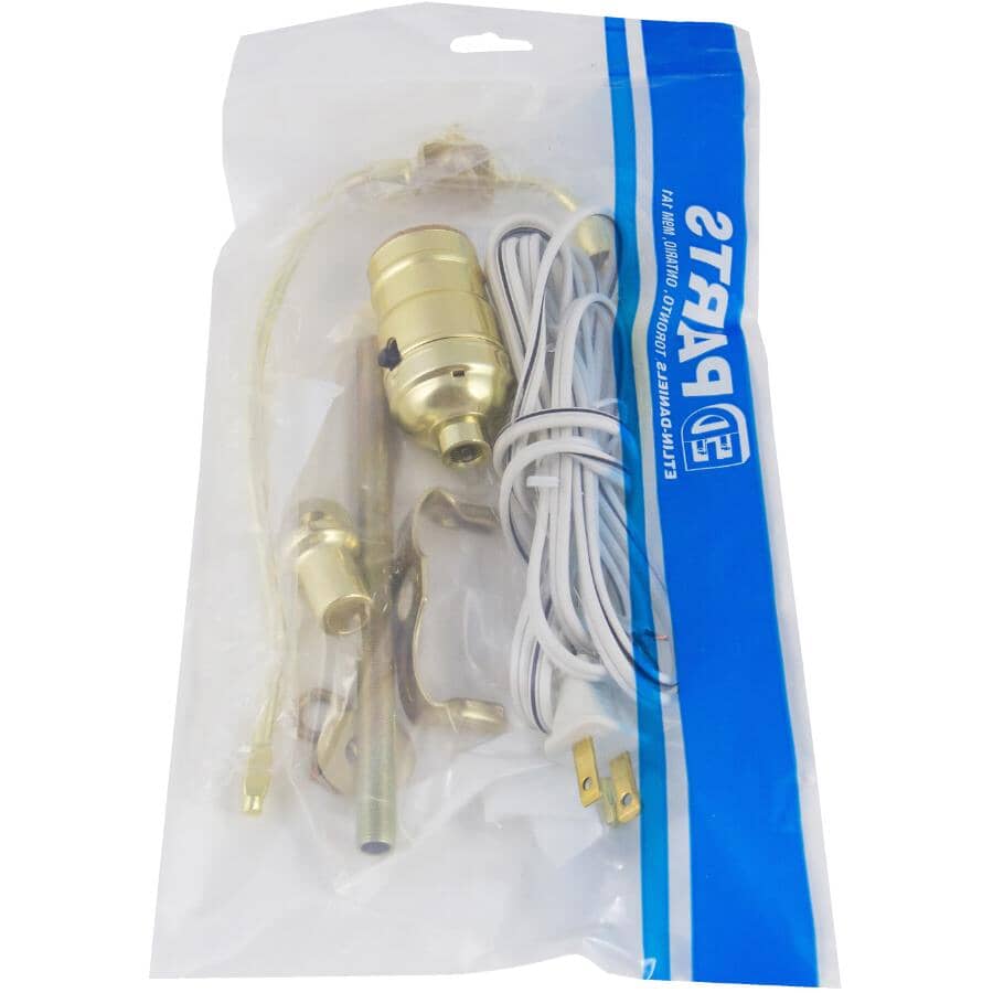 Lamp Kit with 8' Cord & 8" Harp