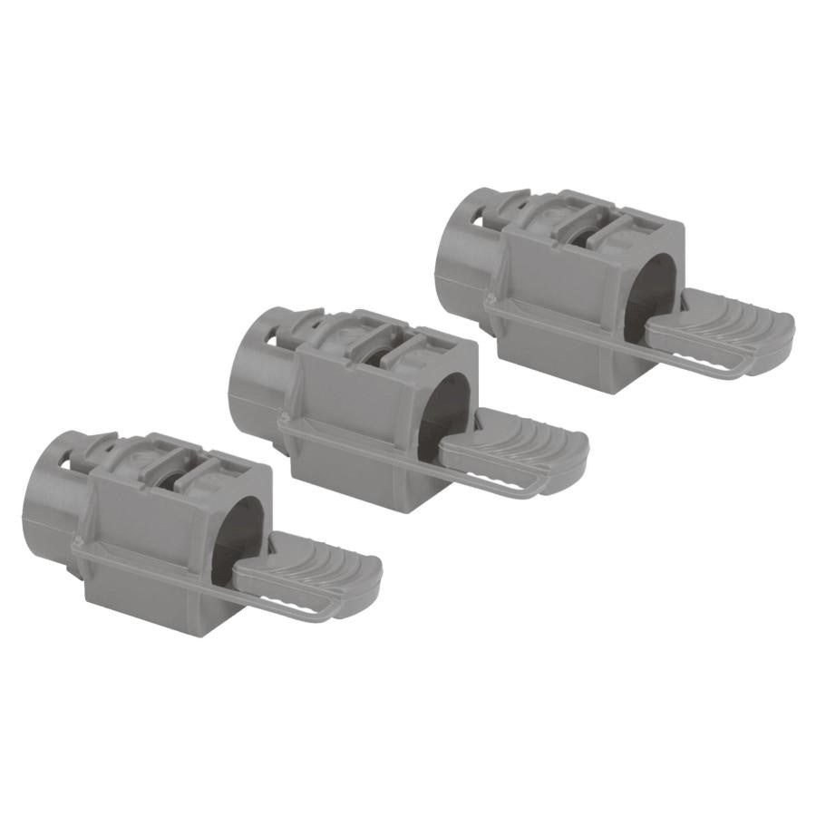 3 Pack 1/2" Snap-In Cable Connectors