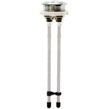 Push Button Toilet Lever For Glacier Bay Toilets - Dual Flush, Chrome