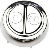 Push Button Toilet Lever For Glacier Bay Toilets - Dual Flush, Chrome
