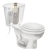 Push Button Toilet Lever For Glacier Bay Toilets - Dual Flush, Chrome