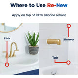Re-New Kitchen & Bath Sealant - White, 80 ml