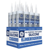 Window & Door All Purpose Silicone Sealant - Clear, 299 ml, 12 Pack