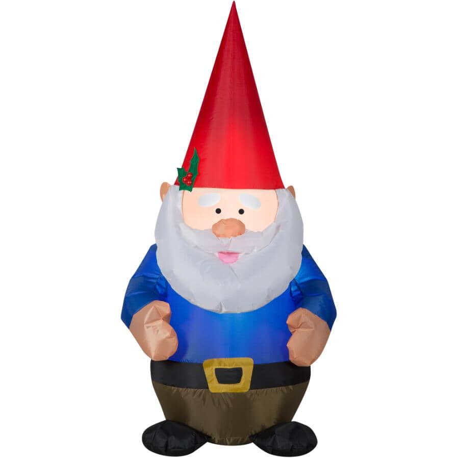 4' Gnome Airblown Inflatable Figure - Indoor / Outdoor