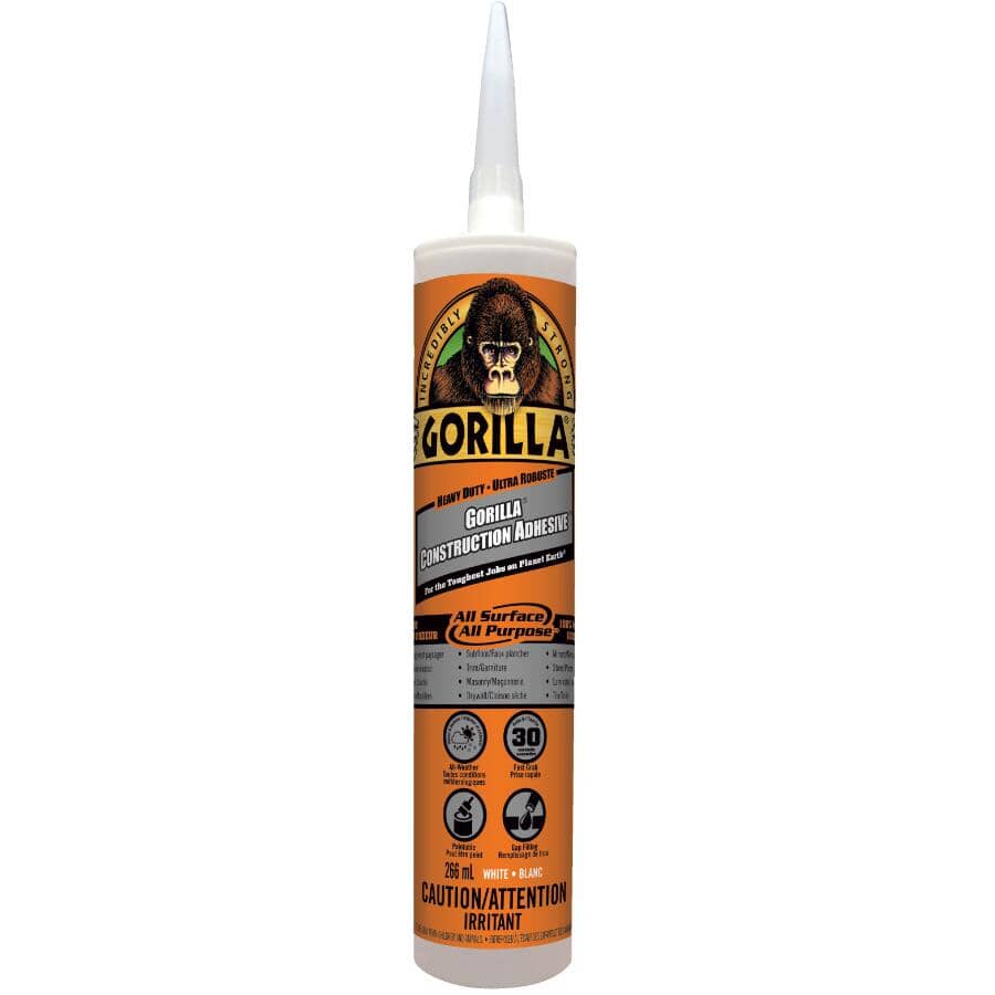 All Surface Construction Adhesive - White, 266 ml