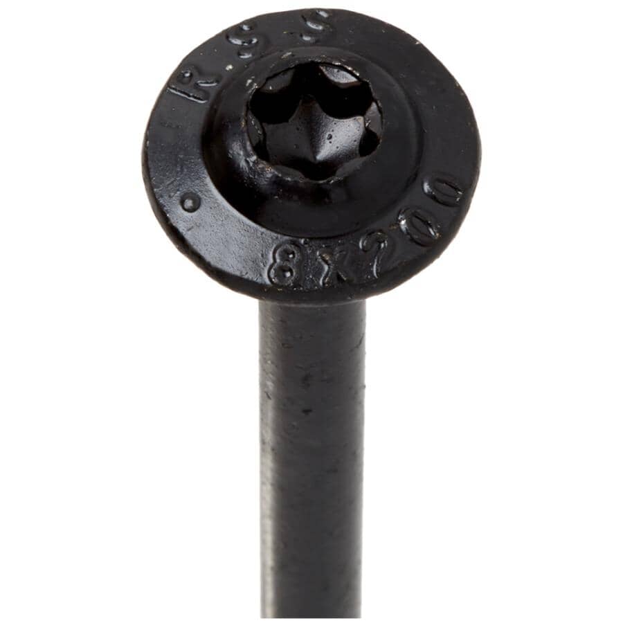 5/16" x 4" RSS Star Drive Structural Wood Screws - Black, 100 Pack