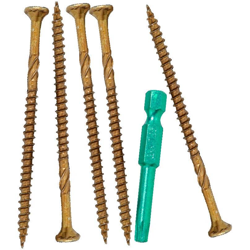 #9 x 2" Climatek Star Drive R4 Structural Wood Screws - 690 Pack
