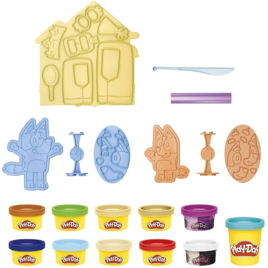 Play-Doh Bluey Make 'N Mash Costumes Set