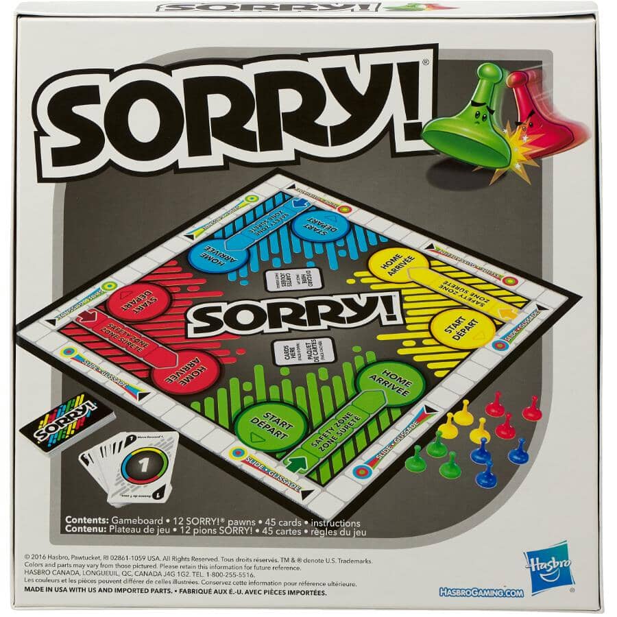 Sorry Board Game