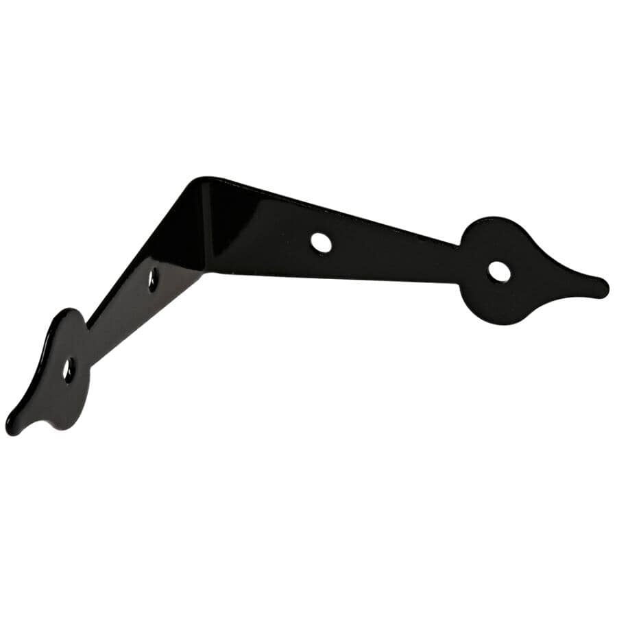 2 Pack 3/4" x 3" Decorative Corners - Black