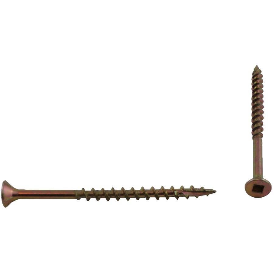 3000 Pail #8 x 2-1/2" Yellow Zinc All Purpose Screws