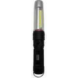 Aluminum LED COB Flashlight - with 3 AAA Batteries