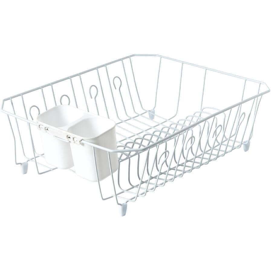 Dish Drainer - White, 13.8" x 17.7"