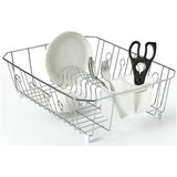 Dish Drainer - Chrome, 13.8" x 17.7"