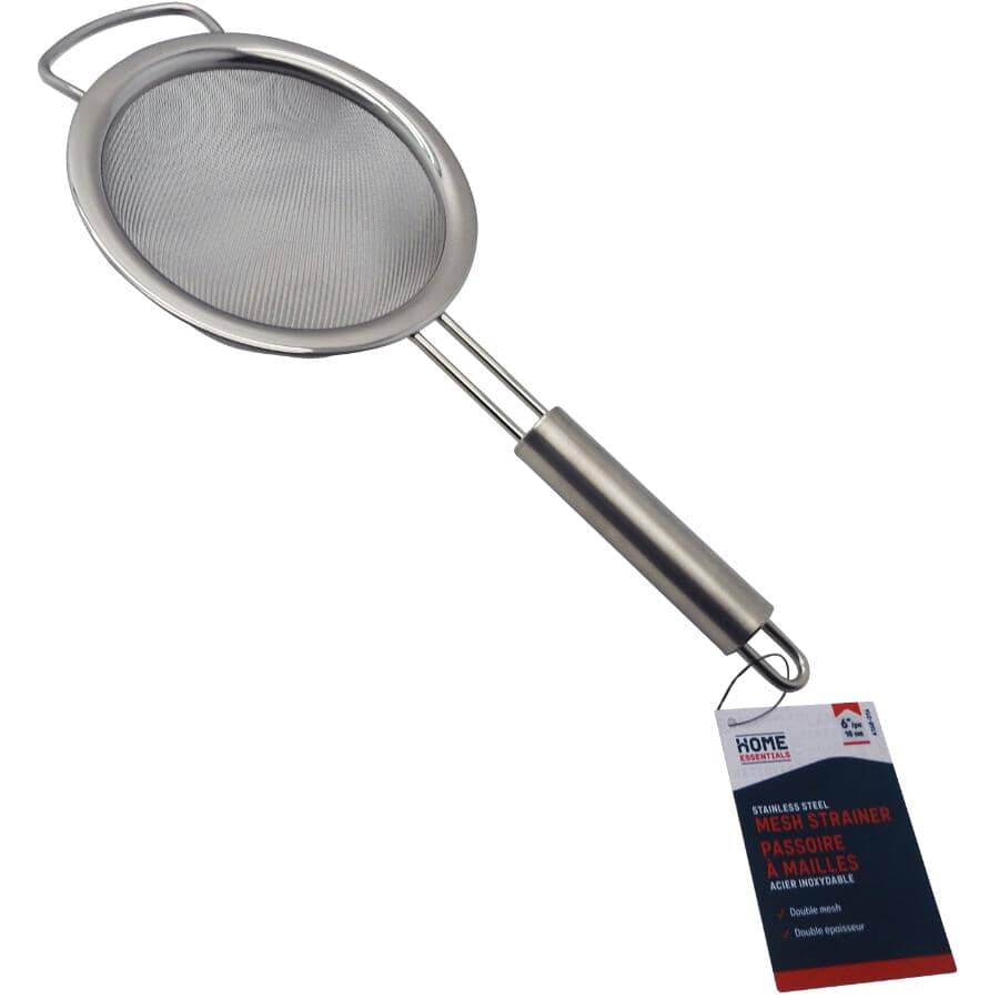Stainless Steel Fine Mesh Strainer - 6"