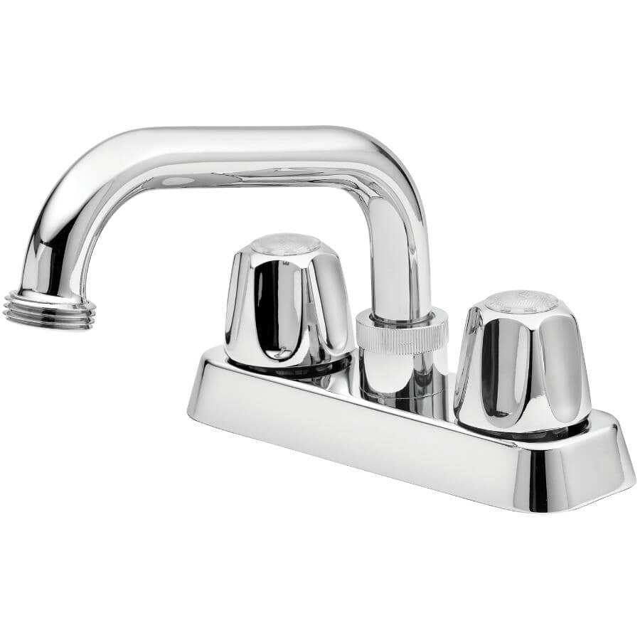 2 Handle Laundry Faucet - with 6'' Spout, Chrome
