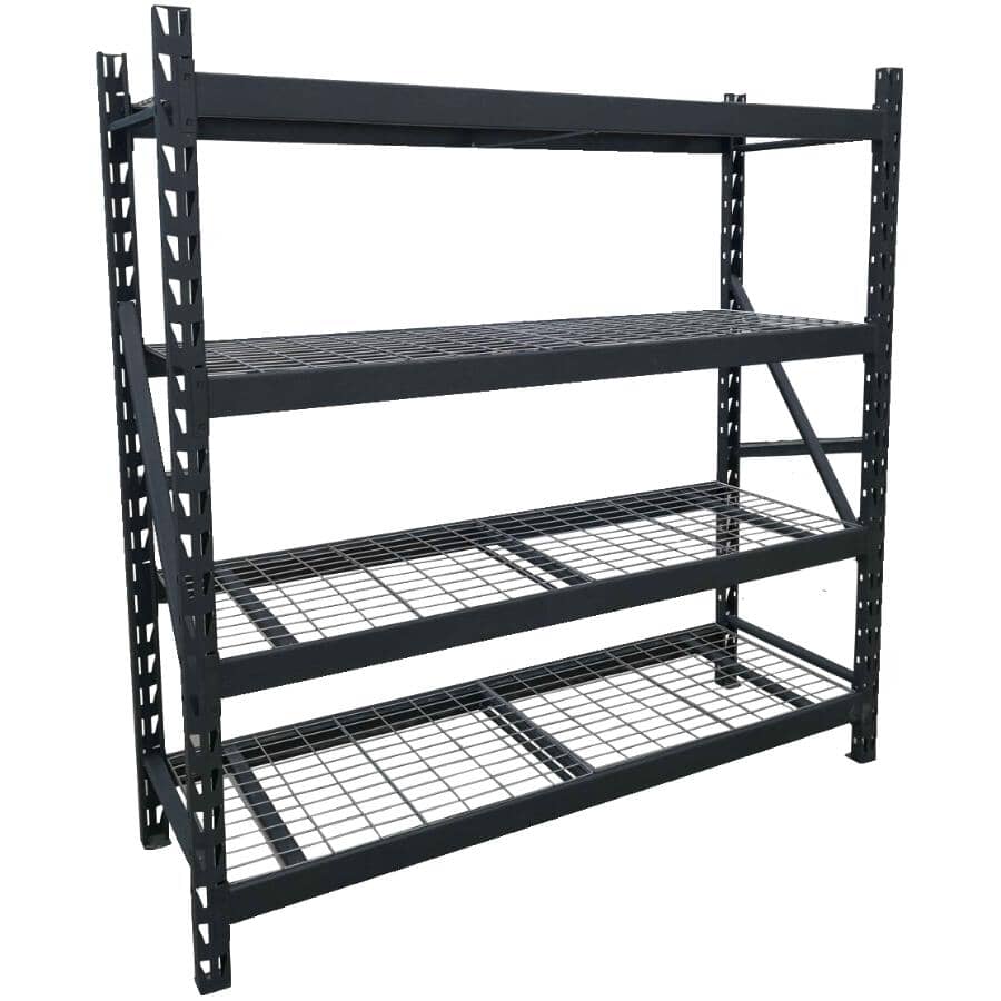 72" x 24" x 72" 4 Shelf Heavy Duty Metal Shelving Unit