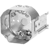 2-1/8" Octagon Wiring Box with Bracket