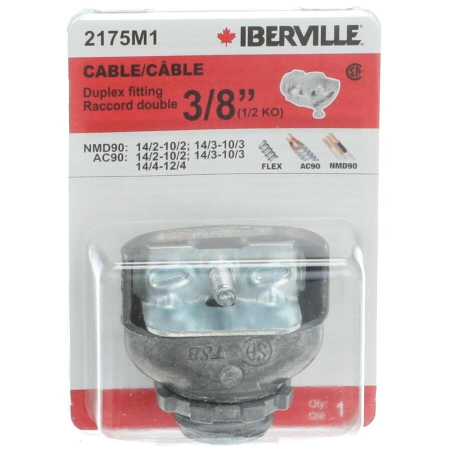 3/8" Duplex Cable Connector