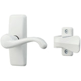 White Screen Door Handle Set