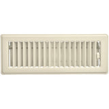 3" x 10" Almond Floor Register