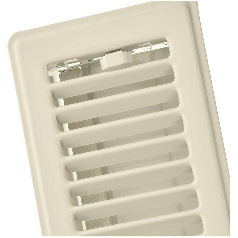 3" x 10" Almond Floor Register