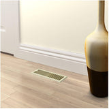 3" x 10" Almond Floor Register