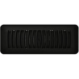 3" x 10" Black Poly Floor Register