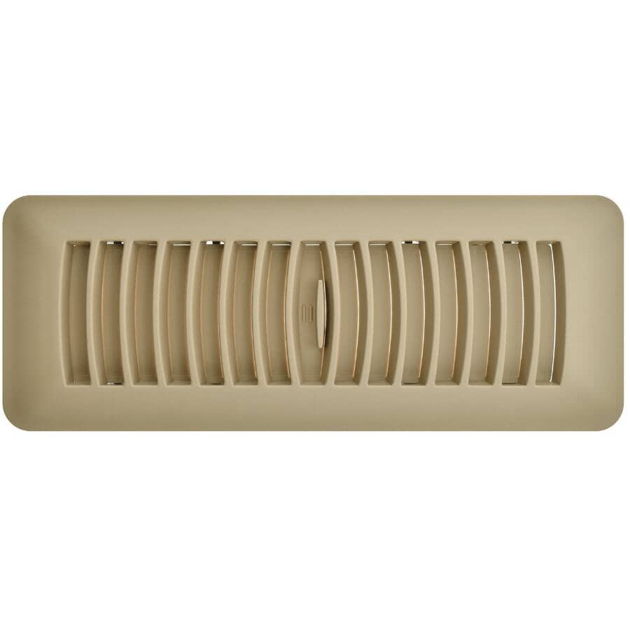 3" x 10" Taupe Poly Floor Register