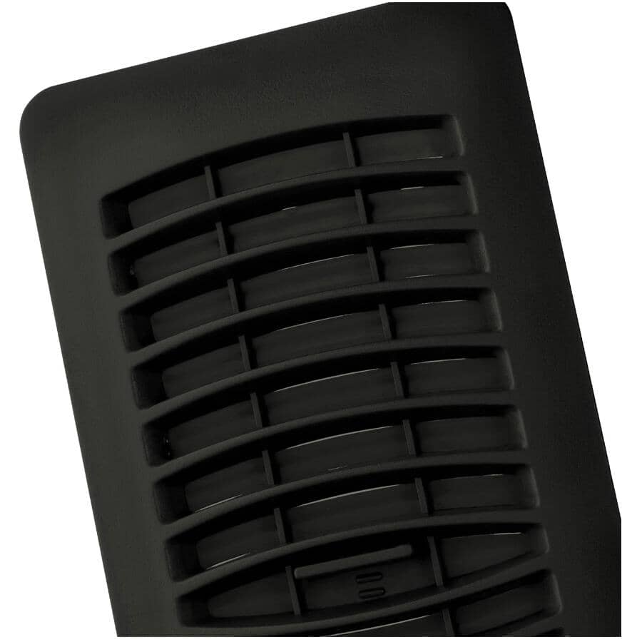 4" x 10" Black Poly Floor Register