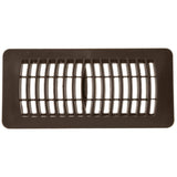 4" x 10" Brown Poly Floor Register