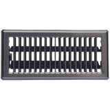4" x 10" Pewter Floor Register