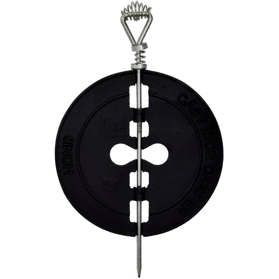 8" Cast Iron Stove Damper