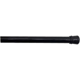 Adjustable Tension Shower Rod - Black, 36" to 63"