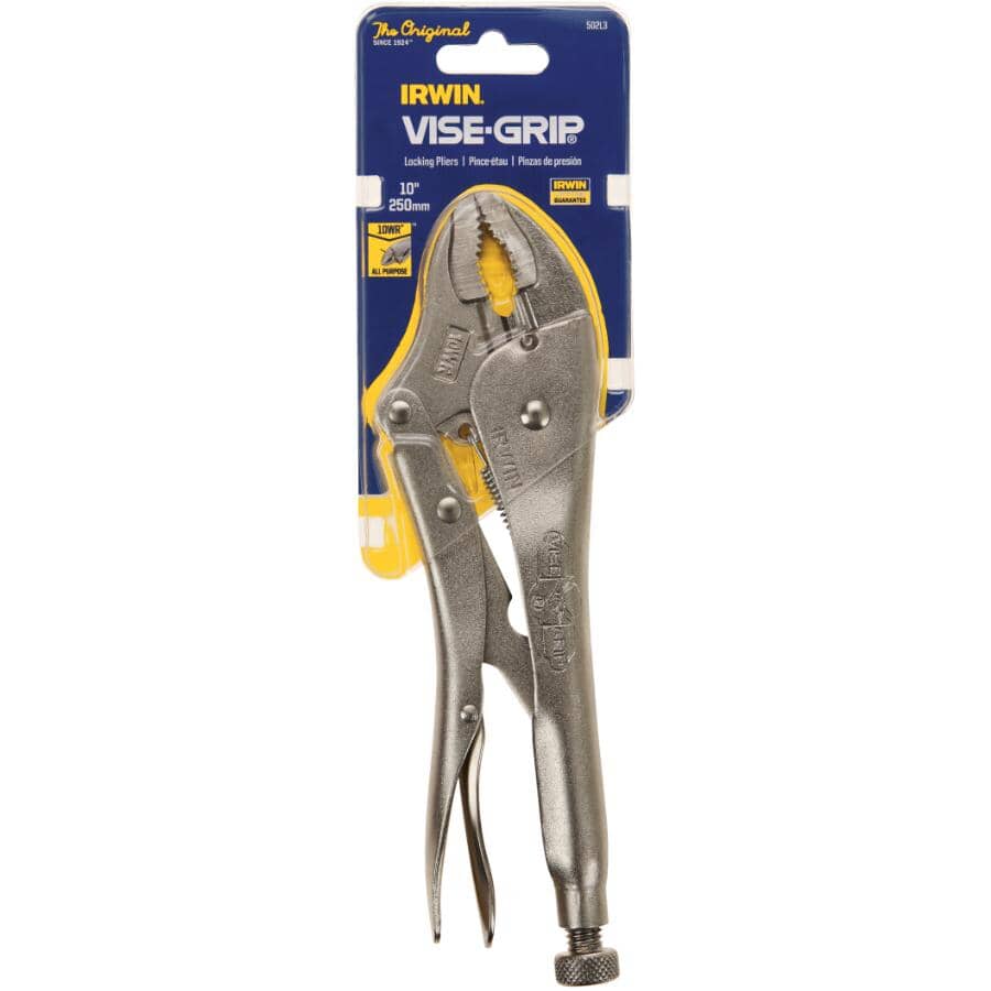 10" Locking Curved Jaw Cutter Pliers