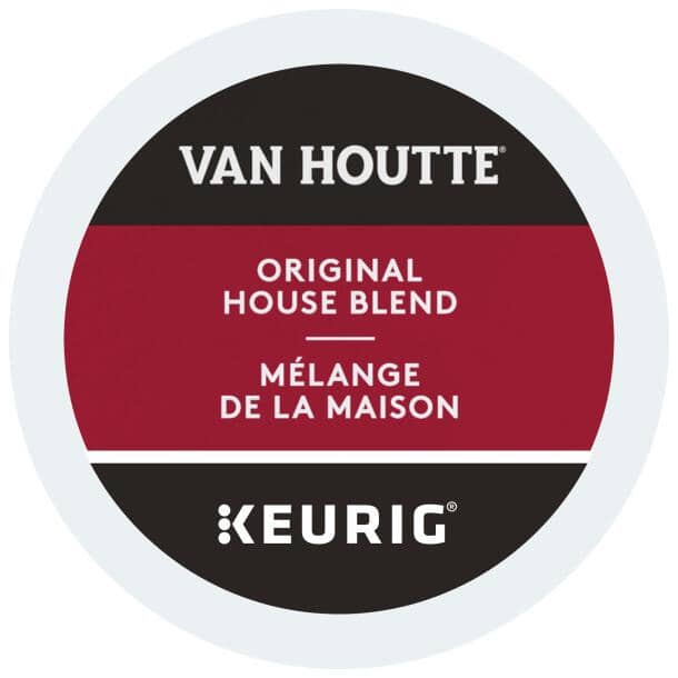 Van Houtte Original House Blend Medium Roast Coffee K-Cup Pods - 48 Pack