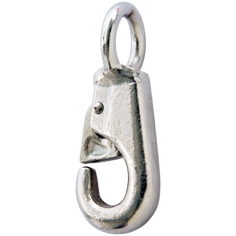 7/8" Nickel Fixed Eye Security Snap