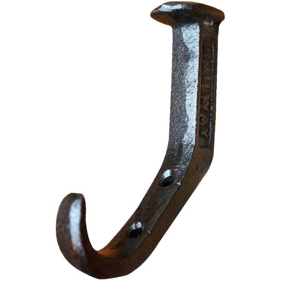 Cast Iron Single Hook Railroad Spike Wall Hook