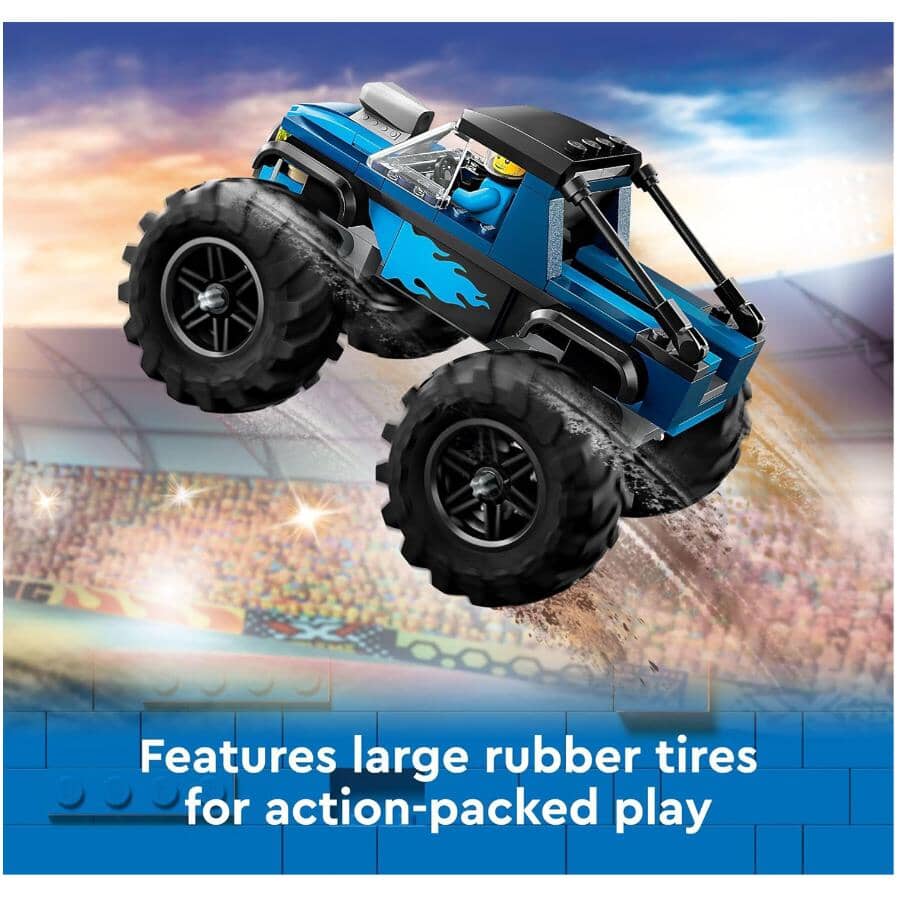 Monster Truck Building Set - Blue, 148 Pieces