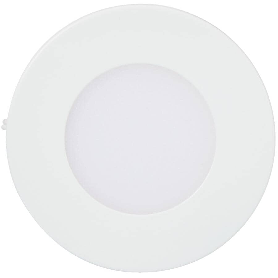 Slim LED Puck Light Fixture Kit - White, 3 Lights