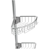 Premium Tension Shower Caddy - Silver